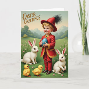 Festive Easter Greetings Card