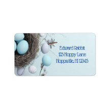 Festive Easter Labels: From Our Nest to Yours