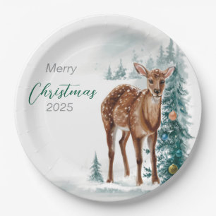 “Festive Elegance: Christmas Doe”зробити опис Paper Plate