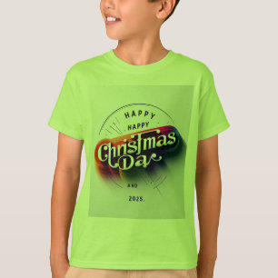 Festive Elegance: Vibrant Christmas 2025 Greeting" T-Shirt