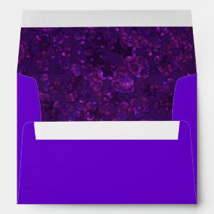 Festive envelope, purple, shiny envelope