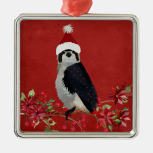 FESTIVE FALCON METAL TREE DECORATION