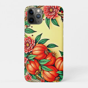 Festive Fall Floral Illustration Design Case-Mate iPhone Case