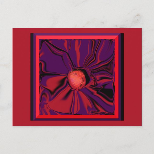 Festive Fall Flower Postcard (Front)