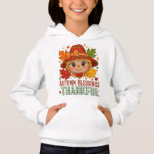 Festive Fall Scarecrow Sweatshirt – Autumn Leaves 