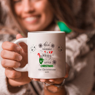 Festive Family Photo Have A Merry Little Christmas Coffee Mug
