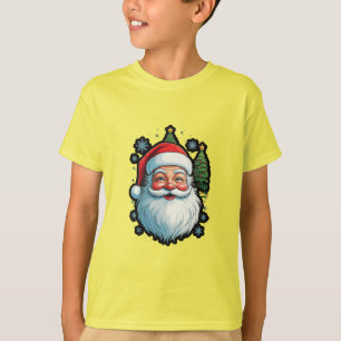 "Festive Fashion: Santa, Snow & Christmas Tree Mag T-Shirt