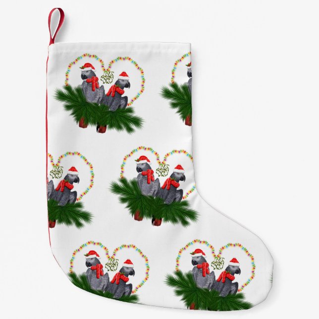 Festive Featherballs Christmas Stocking (Front)