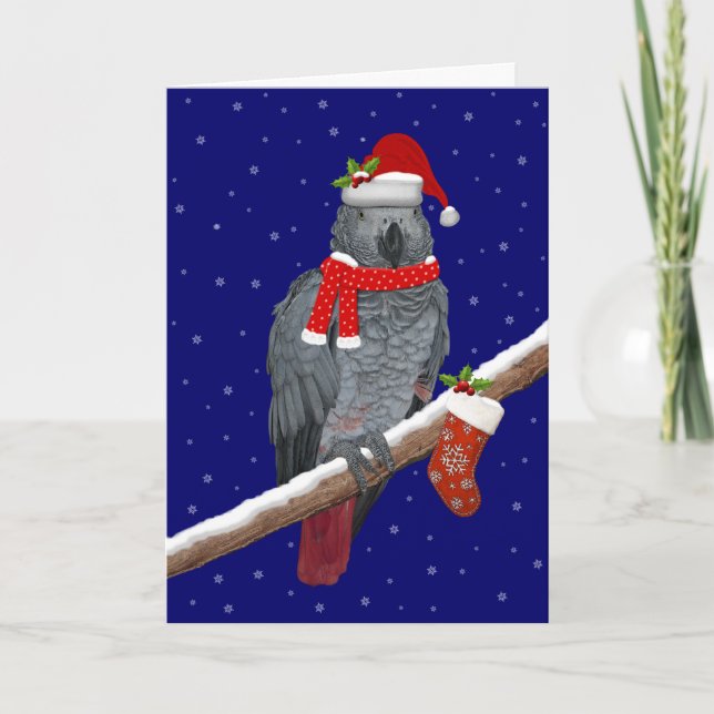 Festive Feathers Card (Front)