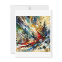 Festive Fervour: Abstract Expressionist Christmas