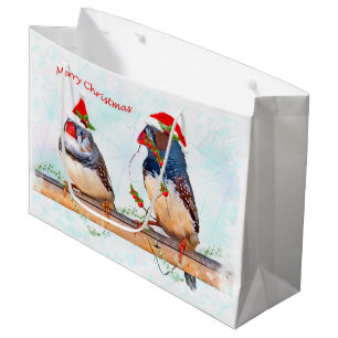 Festive Finches Gift Bag