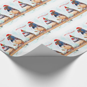 Festive Finches Wrapping Paper