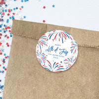 Festive Fireworks Custom 4th of July Party