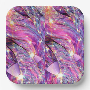 Festive Flair Patterned Plate Decor Delights Paper