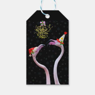 Festive Flamingos Gift Tags
