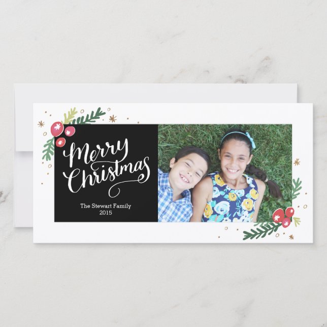 Festive Foliage Collection Holiday Card (Front)