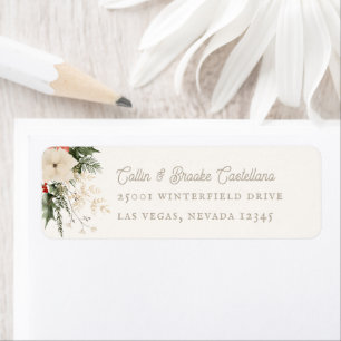 Festive Foliage Holiday Return Address