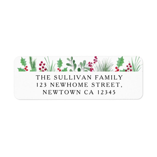 Festive Foliage Return Address (Front)