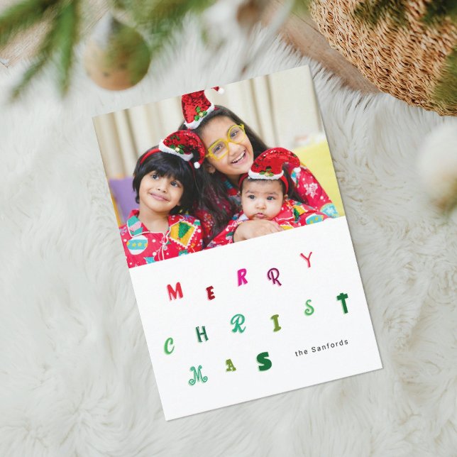 FESTIVE FONT CHRISTMAS HOLIDAY CARD (Creator Uploaded)