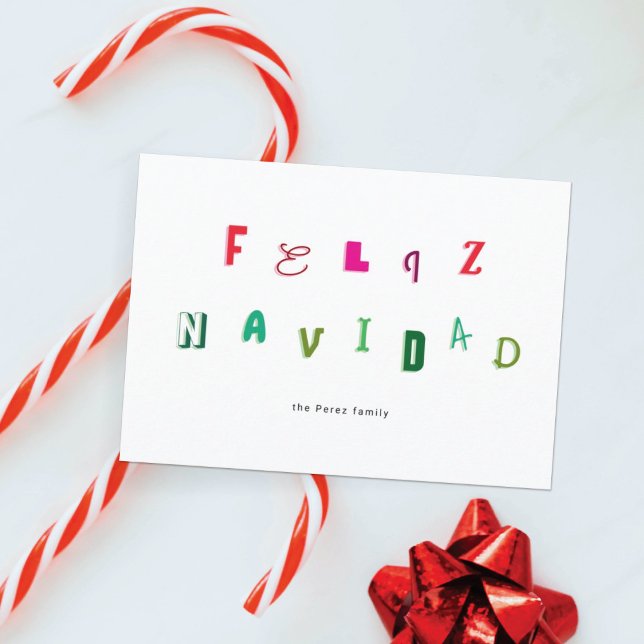 FESTIVE FONT CHRISTMAS HOLIDAY CARD (Creator Uploaded)