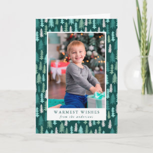 Festive Forest Folded Holiday Card