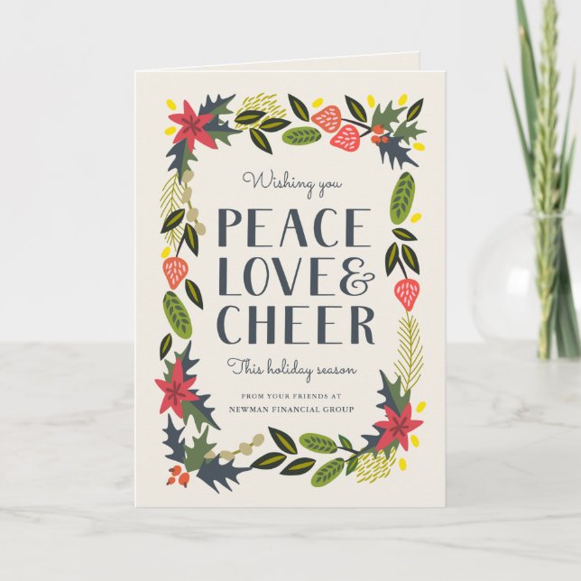 Festive Frame Holiday | Modern Corporate Holiday (Front)