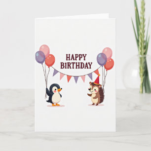 Festive Friends Birthday Card