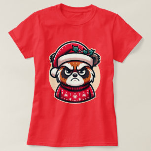Festive Frown - Christmas Critter Charm T-Shirt