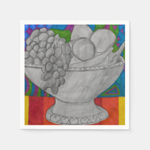Festive Fruit Bowl Napkin