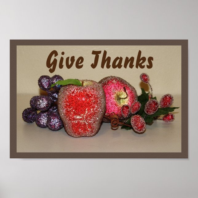 Festive Fruits 8"x12' Poster (Front)