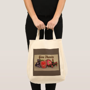 Festive Fruits Grocery Bag
