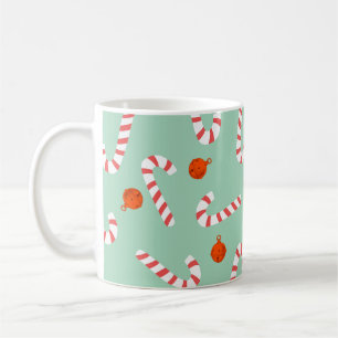 Festive Fun with Candy Canes and Jingle Bells  Coffee Mug