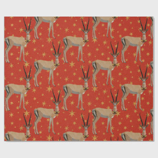 FESTIVE GAZELLE Wrapping Paper