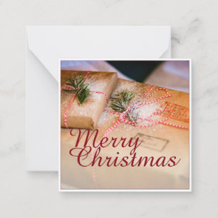 Festive gifts as Christmas motif Card