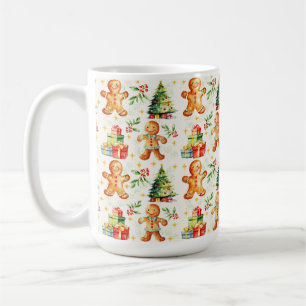 Festive Gingerbread Christmas Coffee Mug