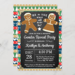 Festive Gingerbread Christmas Gender Reveal Party Invitation<br><div class="desc">Celebrate in style with these trendy holiday gender reveal party invitations. The design is easy to personalise with your own wording and your guests will be thrilled when they receive these fabulous invites.</div>