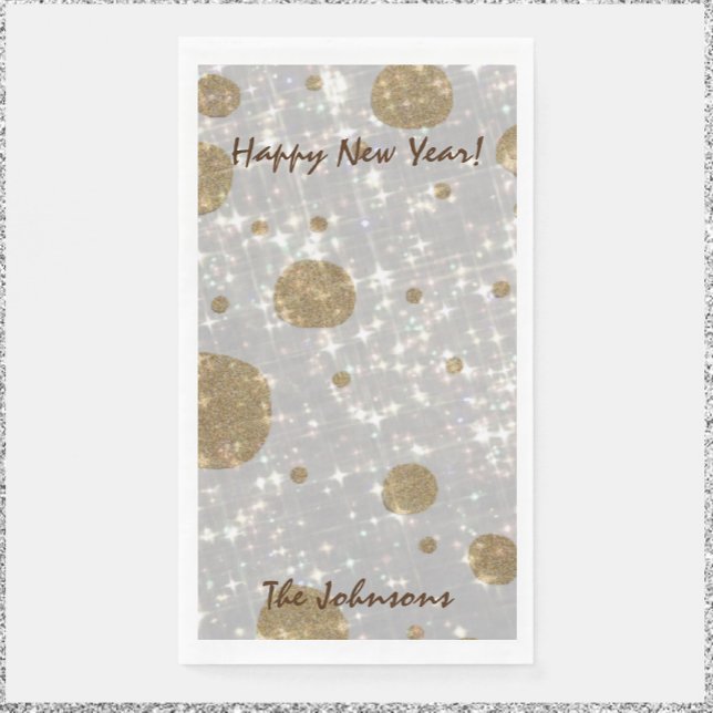 Festive Glitter Happy New Year Napkins (https://www.zazzle.com/collections/happy_new_year-119238386501833222?rf=238091145531749709)