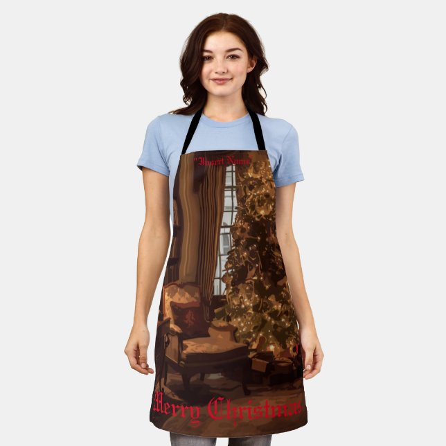 Festive Glow Apron (Worn)