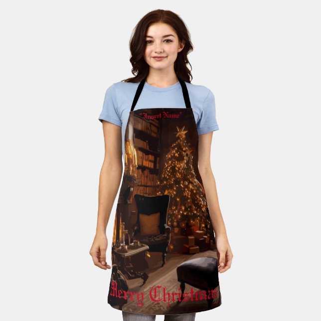 Festive Glow Apron (Worn)