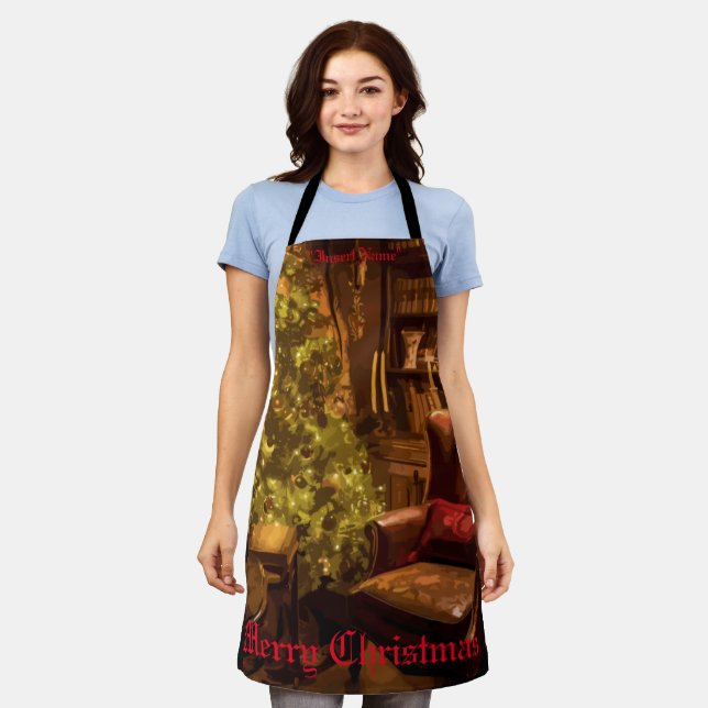 Festive Glow Apron (Worn)