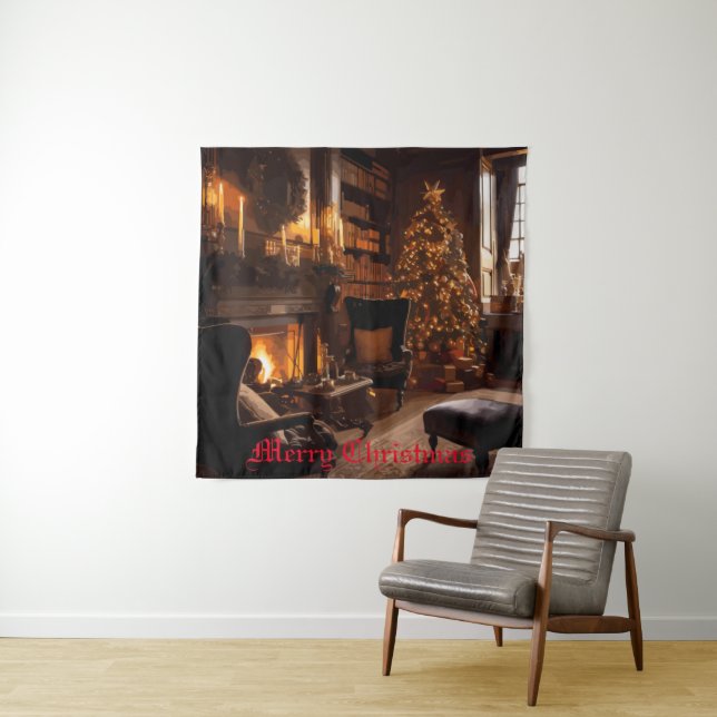 Festive Glow Tapestry (In Situ)