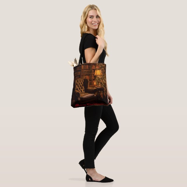 Festive Glow Tote Bag (On Model)