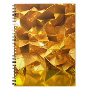 Festive golden background with triangles, bathroom notebook