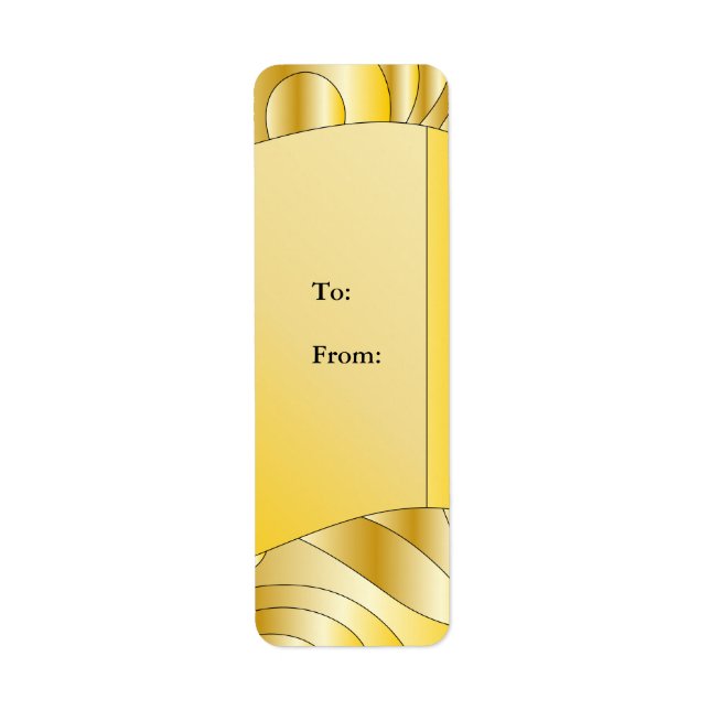 Festive golden design (Front)