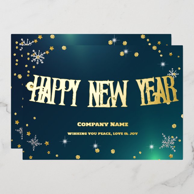 Festive Green 2024 Company Red Ribbon (Front/Back)