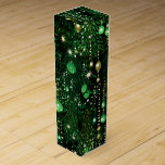 FESTIVE GREEN CHRISTMAS HANGING ORNAMENTS WINE BOX<br><div class="desc">FESTIVE GREEN CHRISTMAS HANGING ORNAMENTS</div>