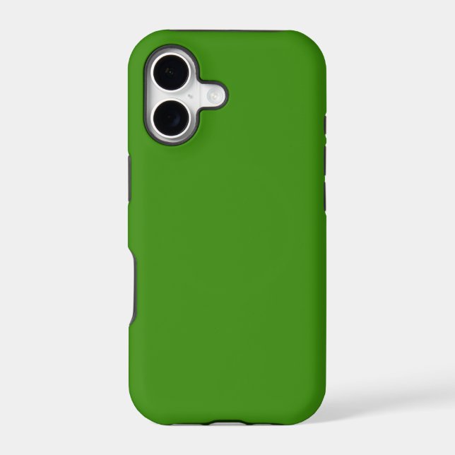 Festive Green iPhone 17 Case for Holiday Protectio (Back)