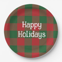 Festive Green & Red Plaid