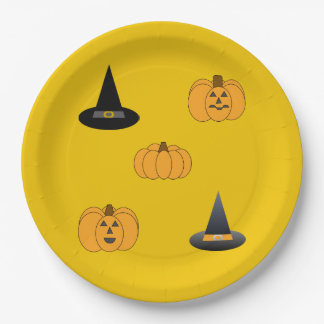 Festive Halloween Paper Plate