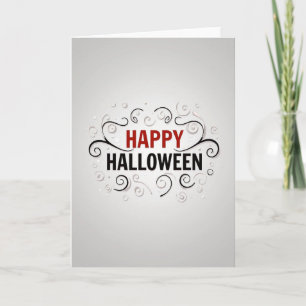 Festive Halloween Wishes Card